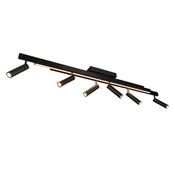 Trio 648310732 Zeno - Matt Black CCT 6 Spotlights with Remote image