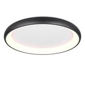 Trio 649617532 Cardona - Matt Black CCT Ceiling Lamp ∅ 75 cm