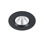 Zagros - IP65 Matt Black LED Recessed Downlight Ø 8.5 cm image