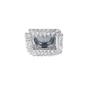 Dolomite - Chrome Recessed Downlight with Decorative Clear Glass Ø 9 cm image