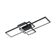 Thiago - Anthracite RGBW Smart Ceiling Lamp with Remote Control image