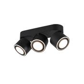 Taurus - Matt Black Recessed or Surface-mounted LED 3 Spotlights image
