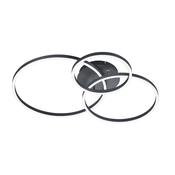 Winona - Adjustable Matt Black RGBW Ceiling Lamp with Remote Control