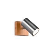 Marley - Wooden &amp; Matt Nickel Spot Light image