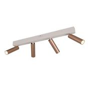 Trio 849210465 Ambala - Warm Grey &amp; Coffee CCT 4 Spotlights