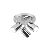Trio 880430306 Angelo - Bathroom Chrome 3 Spotlights image