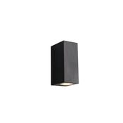 Trio R26569632 Soria - Matt Black Up &amp; Down Wall Lamp IP44 image