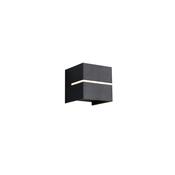 Trio R26751632 Logrono - Matt Black Wall Lamp IP44
