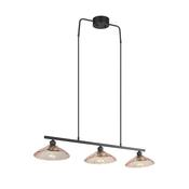 Trio R36523032 Eluna - Black 3 Light over Island Fitting image