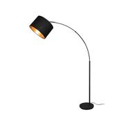 Bolivia - Matt Black &amp; Gold Floor Lamp image