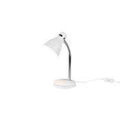 Trio R50731031 Harvey - Matt White &amp; Chrome Desk Lamp