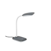 Trio R52431187 Boa - Grey &amp; White LED Desk Lamp