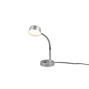 Trio R52501187 Kiko - Silver LED Desk Lamp