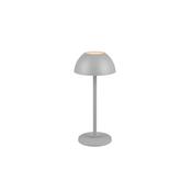 Trio R54106177 Ricardo - Rechargeable Grey LED Table Lamp