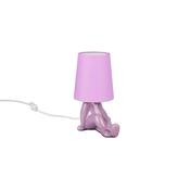 Trio R56531091 Huma - Pink Ceramic Table Lamp with Pink Shade image