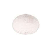 Trio R61582001 Furry - White Ceiling Lamp with White Fluffy image
