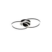 Trio R62783132 Venida - Black LED Ceiling Lamp 3000K image