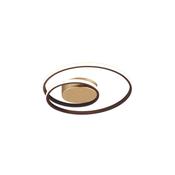 Trio R62911124 Zibal - Rusty &amp; Gold LED Ceiling Lamp image