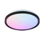 Trio R63581132 Solit - Starlight Matt Black RGBW Ceiling Lamp image