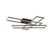 Corso - Matt Black 3 Light CCT Flush with Remote Control image