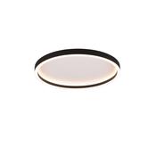 Trio R64502132 Rotonda - White &amp; Black Circle LED Ceiling Lamp image