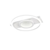Wheeler - Matt White LED Ceiling Lamp 4000K image