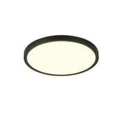Trio R65891932 Draco - Matt Black CCT Flush ∅ 40 cm