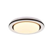 Trio R67244000 Cartida - White &amp; Black RGB Flush with Remote image