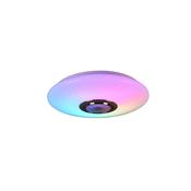 Trio R69031101 Musica - White RGBW Ceiling Lamp with Bluetooth image