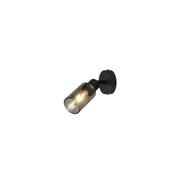 Trio R80011032 Mars - Matt Black Spotlight with Smoked Glass