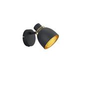 Trio R80811032 Punch - Black &amp; Gold Spotlight