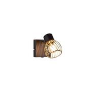 Trio R81381080 Ardon - Black &amp; Gold Spotlight
