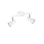 Trio R81792031 Cantar - Matt White &amp; Chrome 2 Spotlights