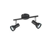 Trio R81792032 Cantar - Matt Black &amp; Chrome 2 Spotlights