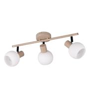 Trio R86373043 Boba - Warm Beige 3 Spotlights with White Glass