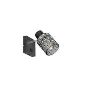 Trio R86421732 Jack - Matt Black Spotlight with Glass