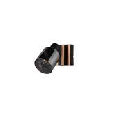 Trio R86531732 Travia - Wooden &amp; Black Spotlight with Smoked