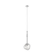 Prism P0488-01K-F4AC Vienna 2 - Clear Ice Glass, Chrome Pendant