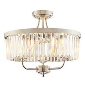 Ambience-90264 Mephisto - Bright Nickel 3 Light Ceiling Lamp image