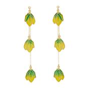 Spring Bud Shower - Earrings (Yellow) image