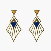Clara Earrings (Royal Blue) image