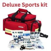 Deluxe Sports First Aid Kit in Red bag image