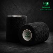 Elasticated Adhesive Bandage TAPE - Tearlite - 7.5cm - Black image
