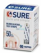 4 Sure Smart Glucose Test Strips 50's