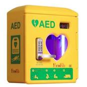 EcoFib Outdoor Heated AED Cabinet with Keypad