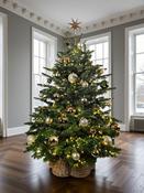 Gilded Minimalist - Decorated Christmas Tree image