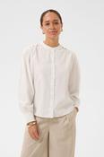 Kaffe Magda Shirt - 8 / Chalk image
