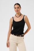 Kaffe Lizza Top - M / Black Deep