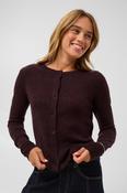 Kaffe Cashie Cardigan - M / Fudge