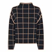 Micha Grid Jumper - L / Navy Camel